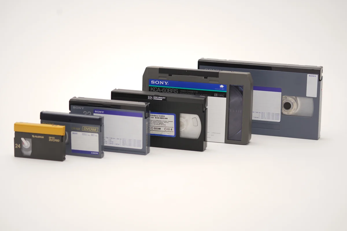 Supported tape formats from DVCPRO through U-Matic