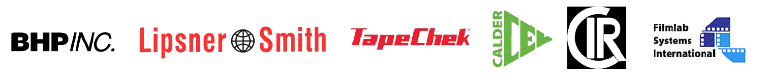 BHP Inc, Lipsner Smith, TapeChek, Calder, CIR, Filmlab Systems — brands supported by MMT